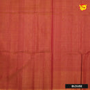 Maroon With Light Orange Pure Silk Cotton Saree - Thenianantham