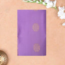 Grape With Tan Soft Silk Saree