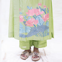 Poovizhi- Pistachio Green  Ladies Branded Co-ord-set Readymade