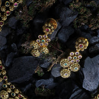 Antique Coin Necklace with earrings - Thenianantham