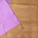Grape With Tan Soft Silk Saree