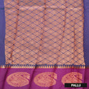 Green With  Purple Border Silk Cotton Saree