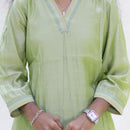 Poovizhi- Pistachio Green  Ladies Branded Co-ord-set Readymade