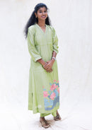 Poovizhi- Pistachio Green  Ladies Branded Co-ord-set Readymade