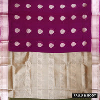 Maroon With Forest Green  Silk Cotton Saree