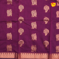 Purple With Blue Kalyani Cotton Saree