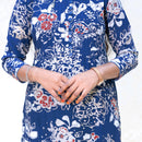 Kuyil- Dark Blue With White Ladies Branded Umbrella Top Readymade