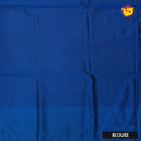 Yellow with Blue Soft Silk Saree - Thenianantham