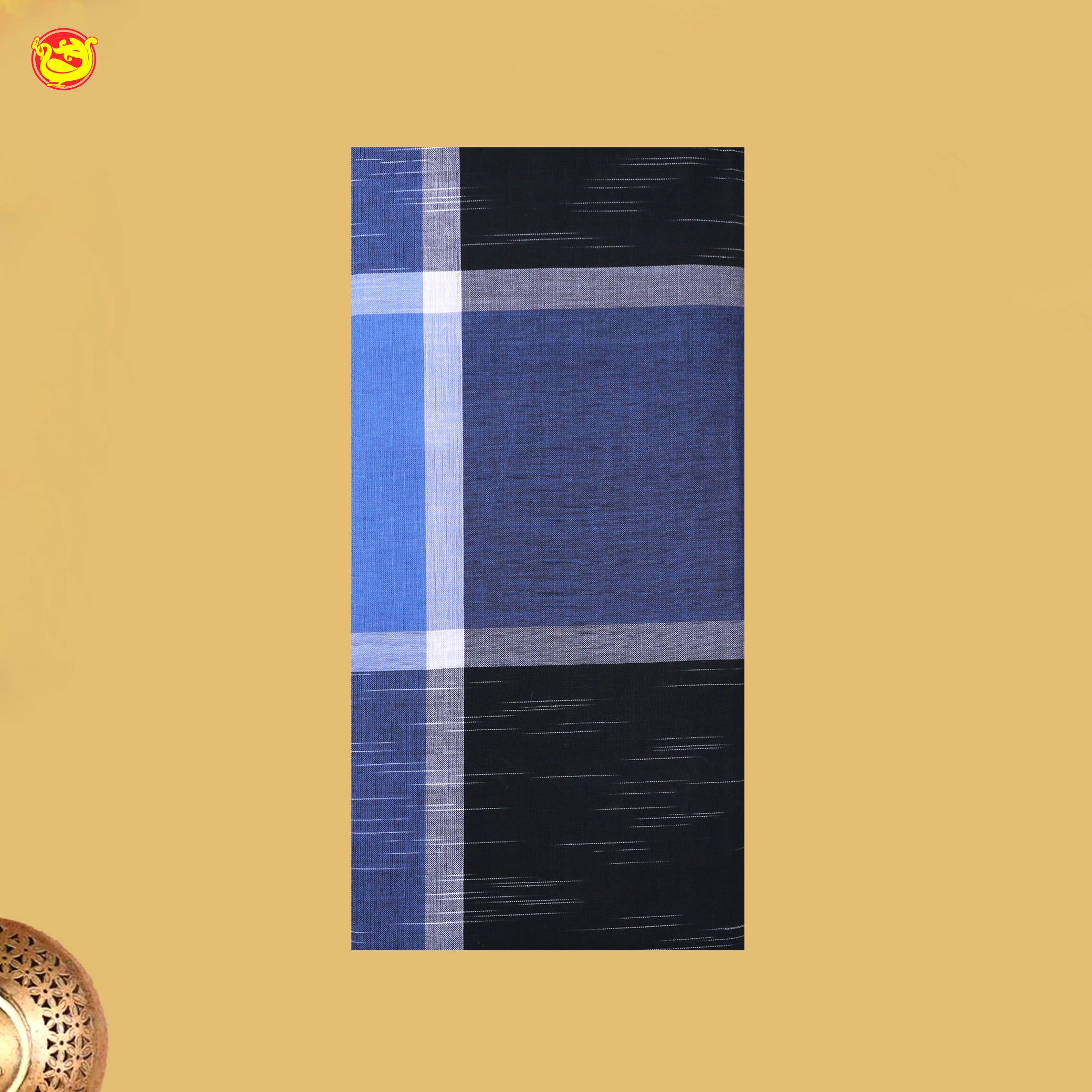 Men’s Checked Cotton Stitched Lungi