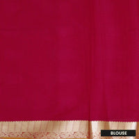 Red  Colour Silk Cotton Saree