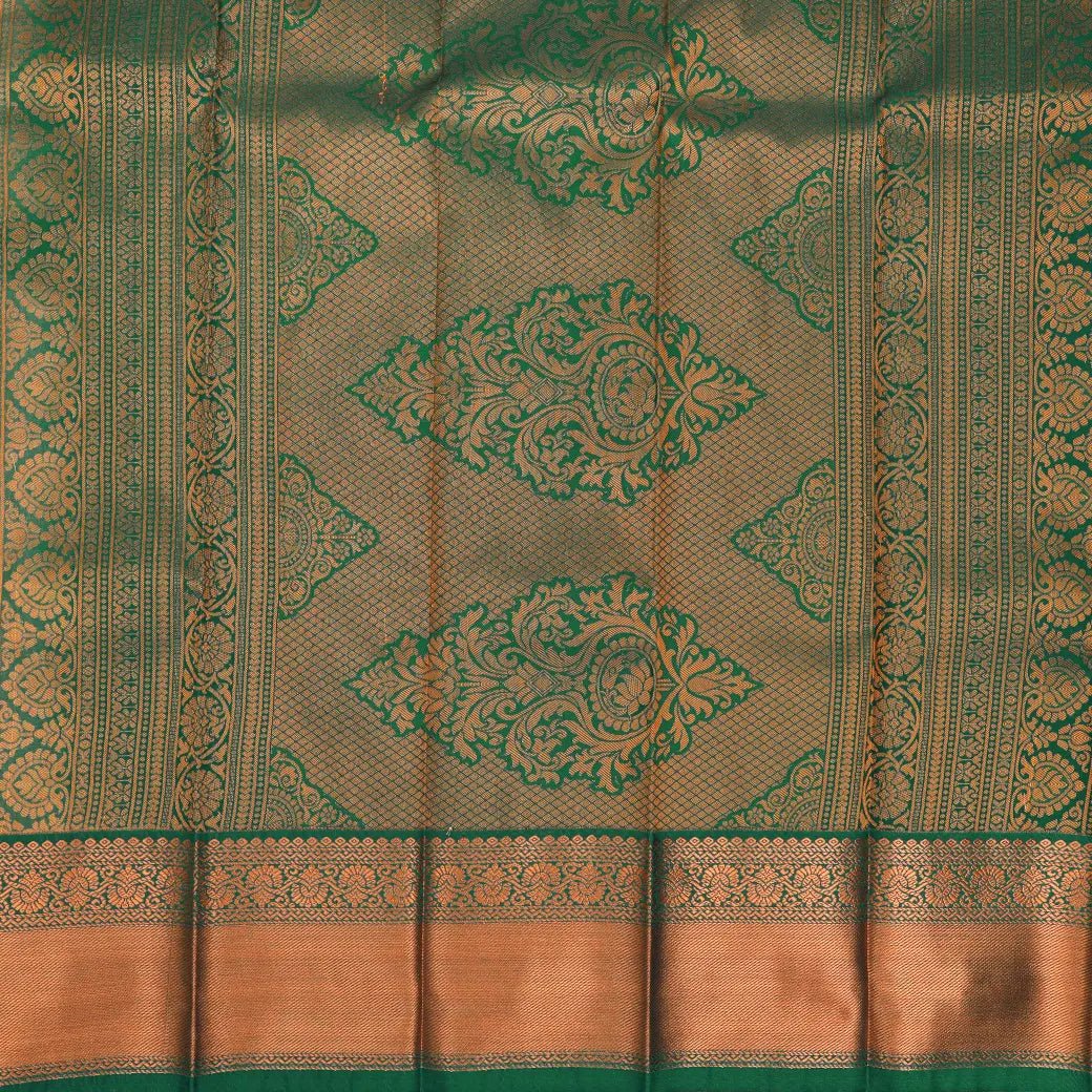 Baby Pink with Green Art Silk Saree