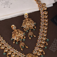 Antique temple haram with earrings