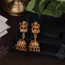 Lakshmi Nagas Antique pendant chain with jhumkas