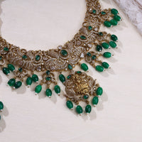 Victorian necklace set with earrings