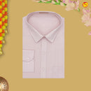 Quicksand Colour Tissue Readymade Shirts And Dhoti Sets for Men