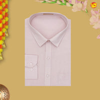 Quicksand Colour Tissue Readymade Shirts And Dhoti Sets for Men