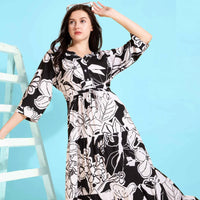 Black Colour Women’s Nighty