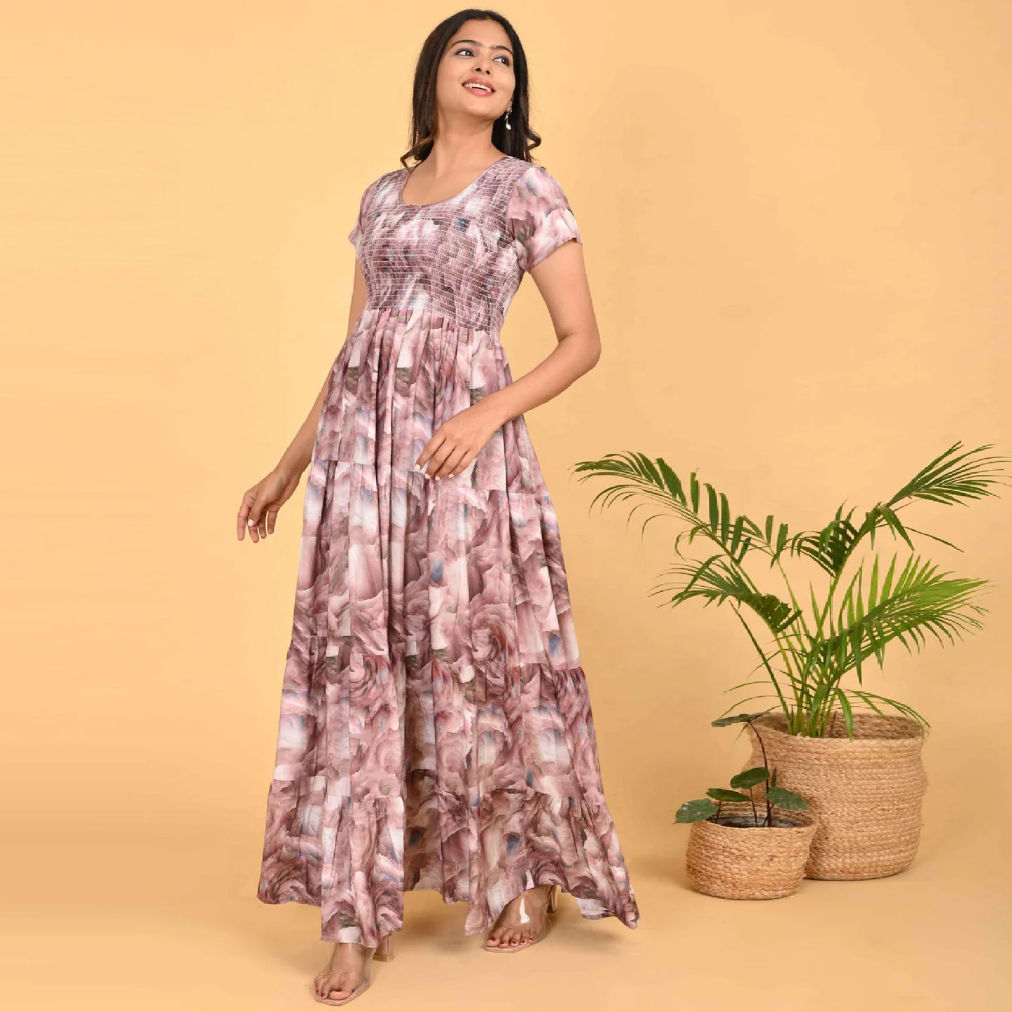 Brown Colour Women’s Nighty