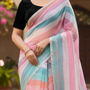 Multi Colour Mul Mul Cotton Sarees