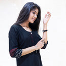 Mega- Black with a red and white Ladies Branded Co-ord-set Readymade
