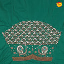 Green Bridal Aariwork Blouse - Thenianantham