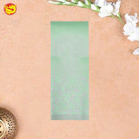 Mint Green with Silver Kubera Pattu Saree - Thenianantham