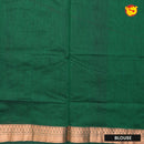 Dark Brown With Green Kalyani Cotton Saree