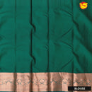 Light Pink with Dark Green Soft Silk Saree