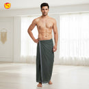 Olive Green -Men’s Plain Cotton Lungi – Soft & Comfortable