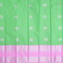 Pastel Green with Light Pink Art Silk Saree - Thenianantham