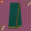 Green With Gold Border Men’s Temple Wear Dhotis
