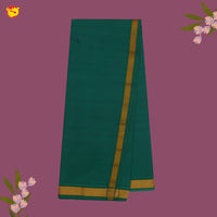 Green With Gold Border Men’s Temple Wear Dhotis