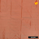 Dusty Orange Arani Fancy Silk Saree