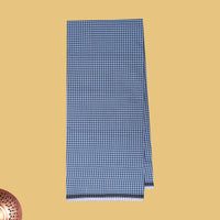 Men’s  Block  with White Checked Cotton Stitched Lungi