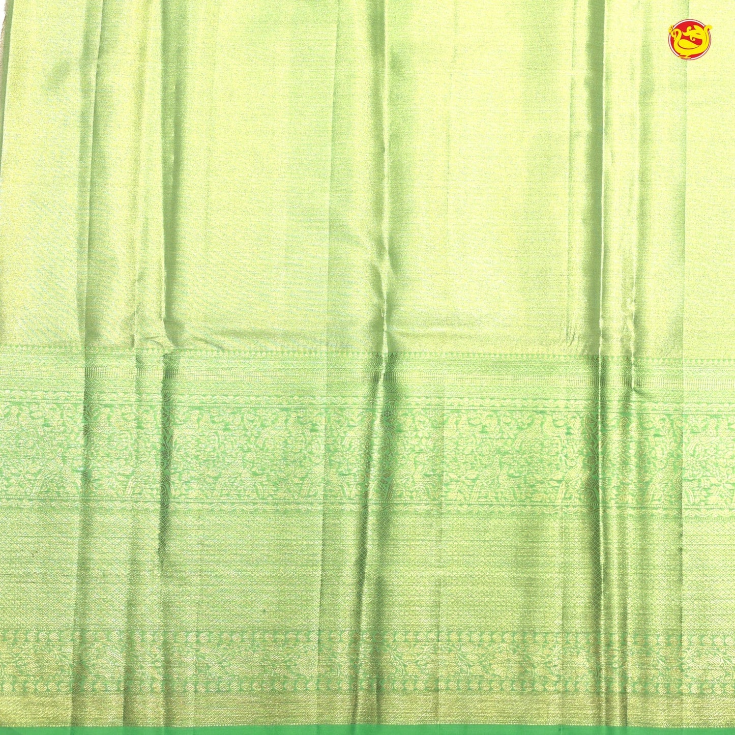 Pastel Green Pure Kanchipuram Silk Saree - Thenianantham