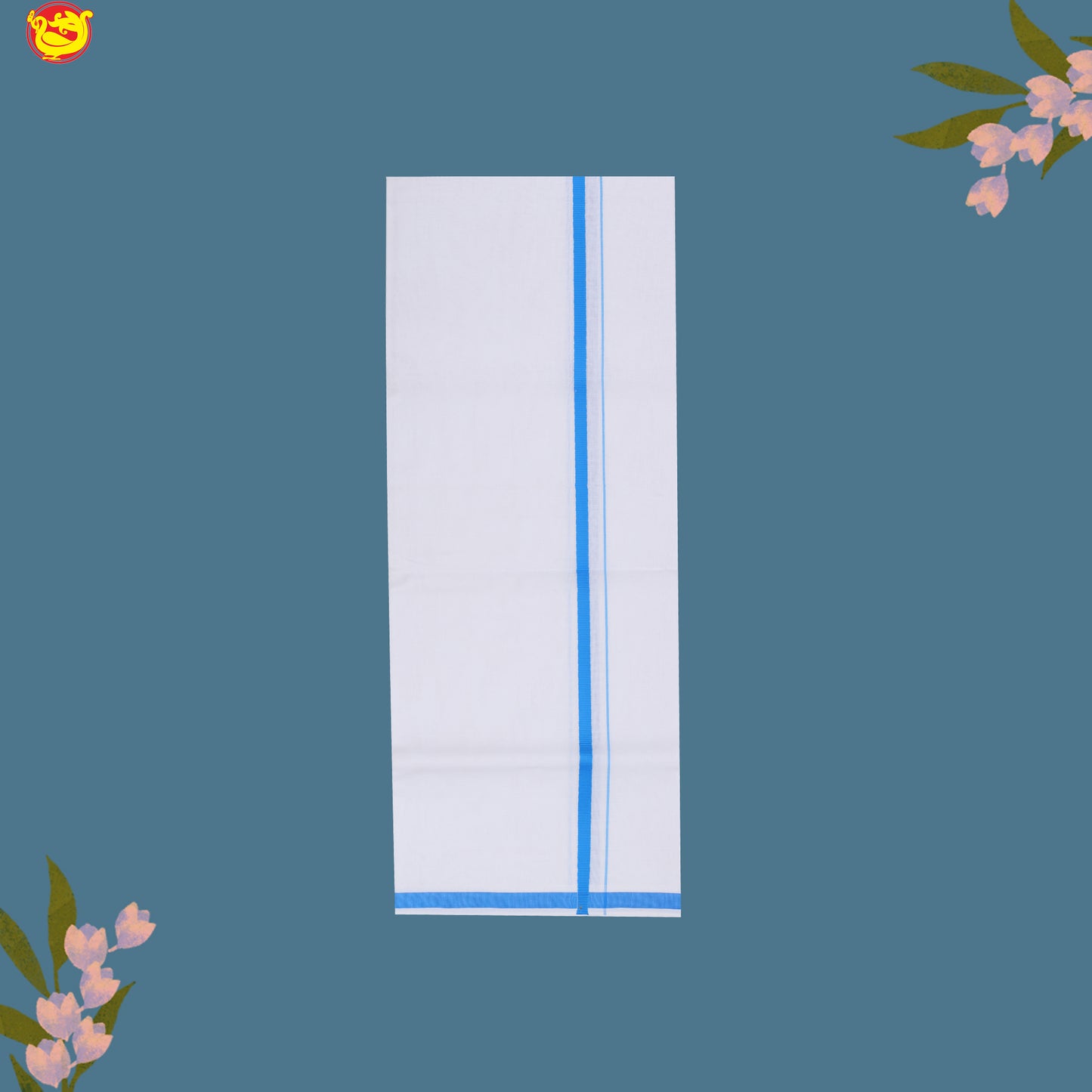 3 White Dhotis Combo Offer –  Cotton Traditional Men’s Dhoti