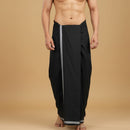 Block -Men’s Plain Cotton Lungi – Soft & Comfortable