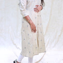 Thenmozhi-off-white Ladies Branded Umbrella Top Readymade