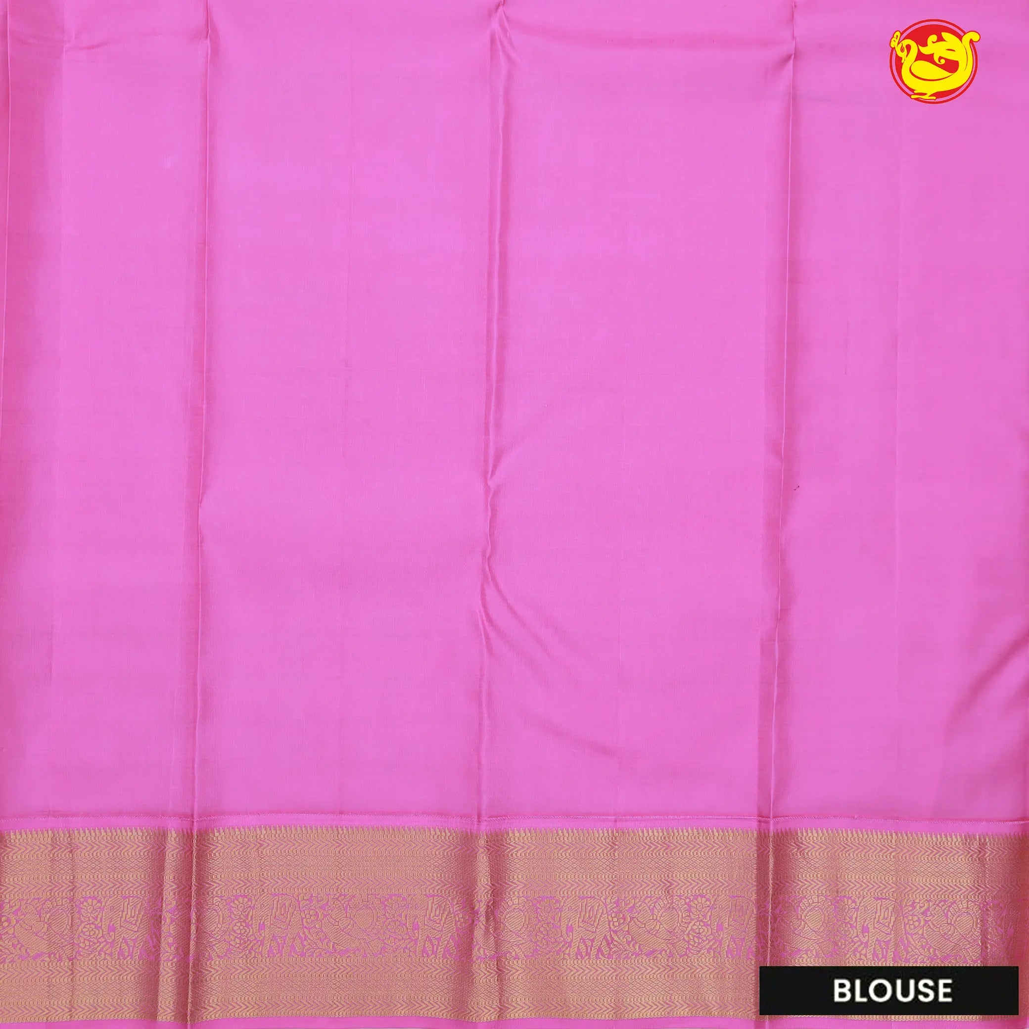 Green with Pink Checked in Peacock venkatagiri Silk Saree