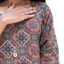 Tamira-Maroon  With Multicolour Floral Design  Ladies Branded Umbrella Top Readymade