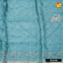 Teal blue with Kota Silk Saree - Thenianantham