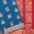 Blue With Maroon Kalyani Cotton Saree