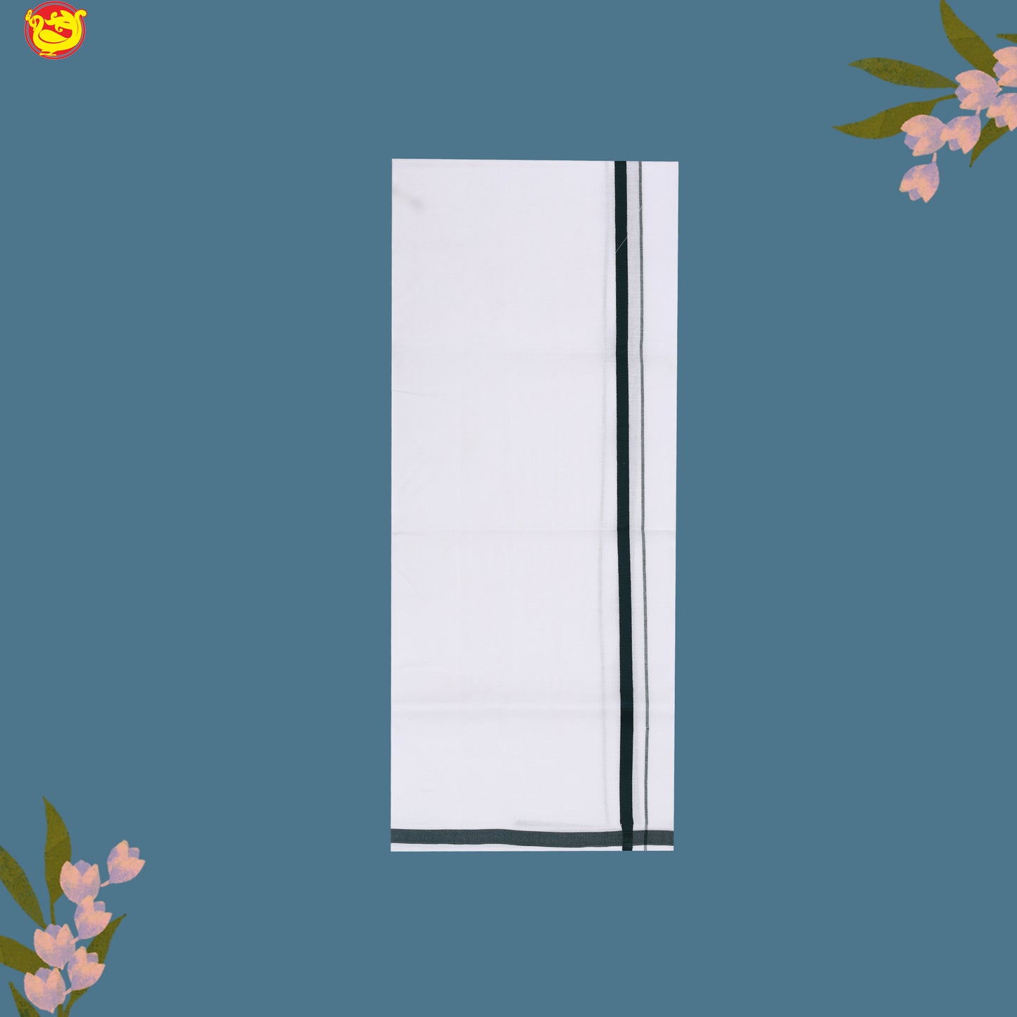 3 White Dhotis Combo Offer –  Cotton Traditional Men’s Dhoti