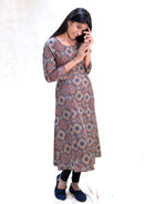 Tamira-Maroon  With Multicolour Floral Design  Ladies Branded Umbrella Top Readymade