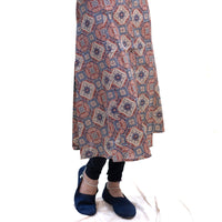 Tamira-Maroon  With Multicolour Floral Design  Ladies Branded Umbrella Top Readymade