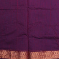 Blue With Dark Purple Kalyani Cotton Saree