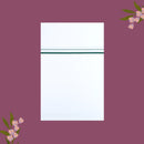 White with Green Border Single Layer Cotton Men’s Dhoti