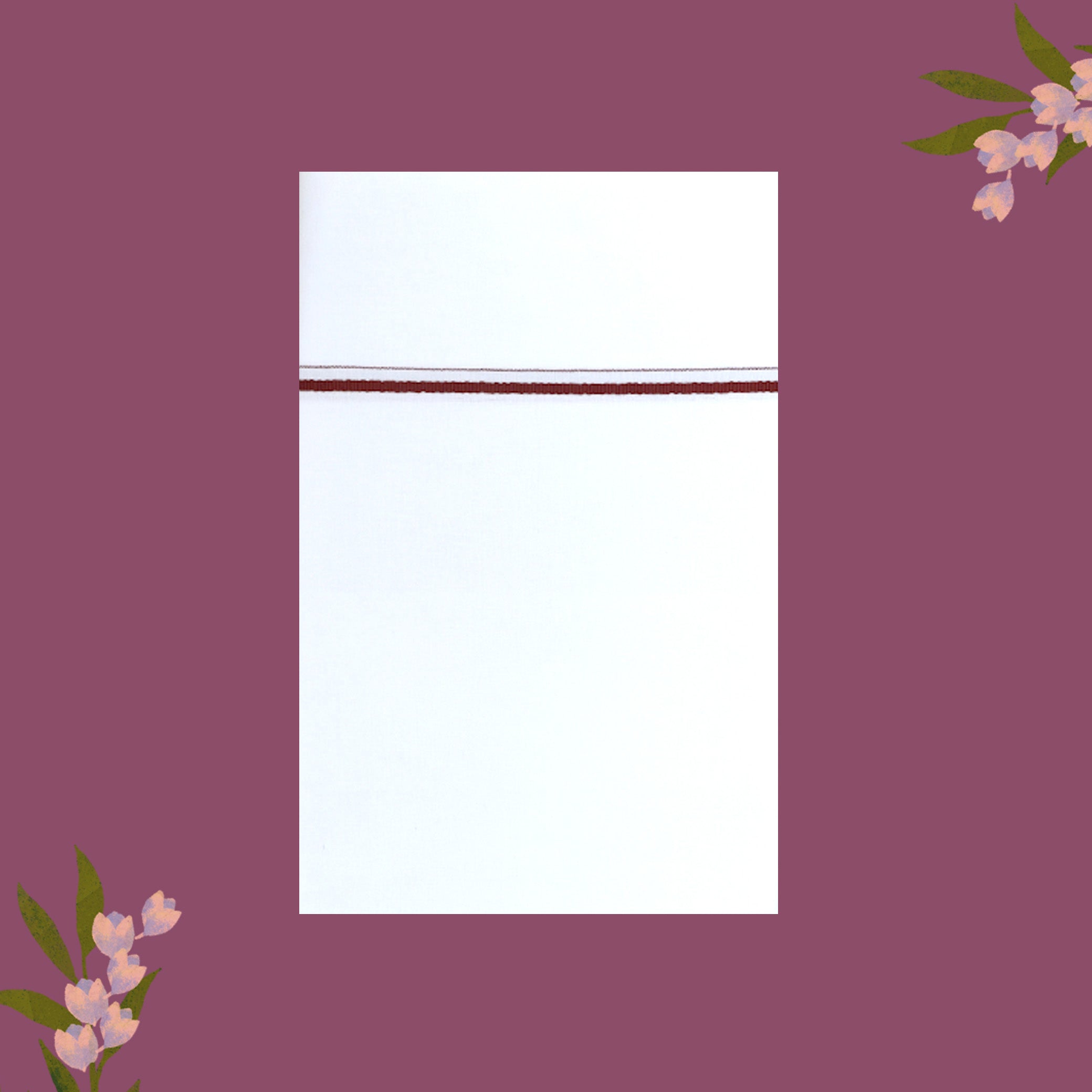 White with Red Border Single Layer Cotton Men’s Dhoti