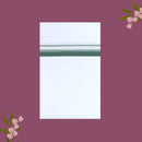 White with Green Border Single Layer Cotton Men’s Dhoti