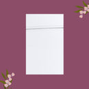 White with Silver  Border Single Layer Cotton Men’s Dhoti